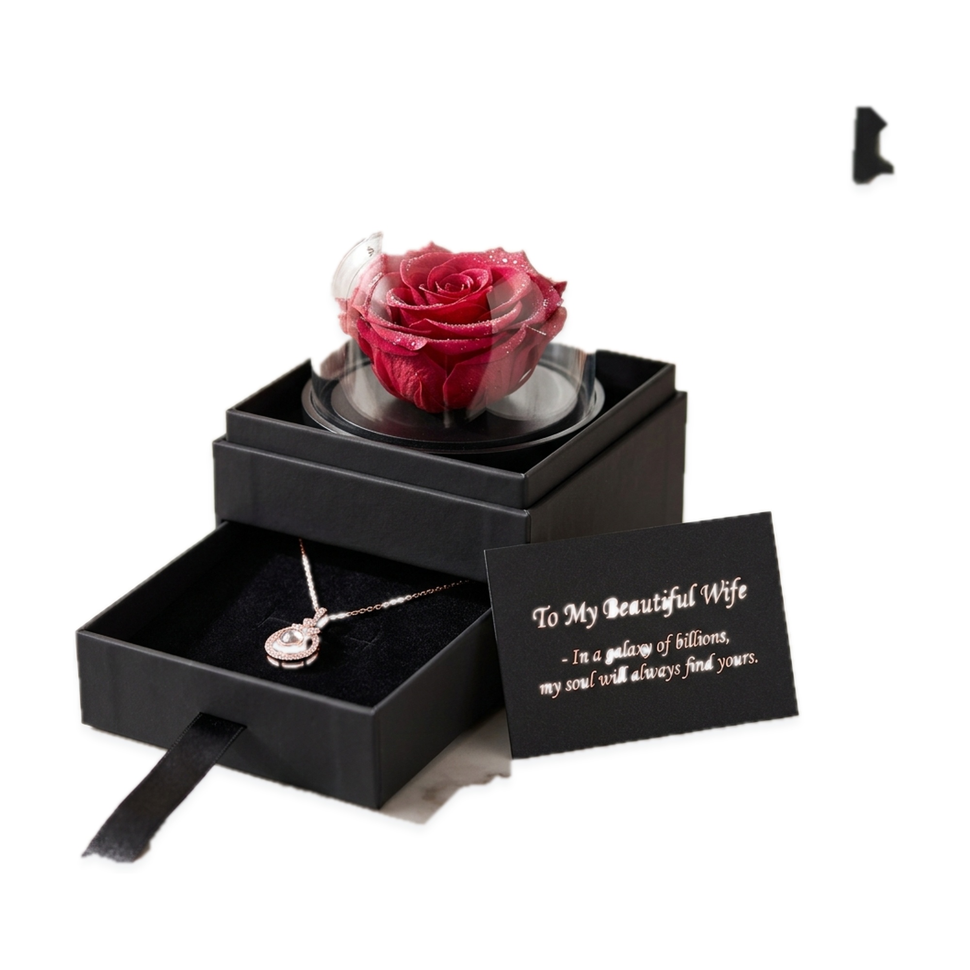 preserved-galaxy-rose-necklace-set-amazon-compliant-2000x2000-1 The Eternal Preserved Galaxy Rose & 100 Languages Love Projection Necklace Gift Set in Luxury Drawer Box